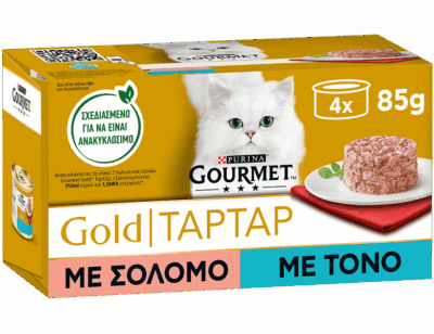 Gourmet Gold Tortini Tonno e Salmone 4 x 85 g