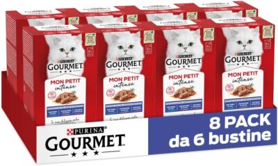 Gourmet Mon Petit Tonno Salmone Trota 6 x 50 g
