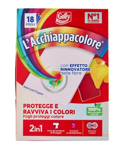 Grey L'Acchiappacolore Ravviva Colori x 18
