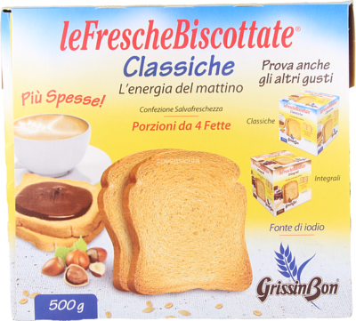 Grissinbon Fette Biscottate Classiche x56 500 g