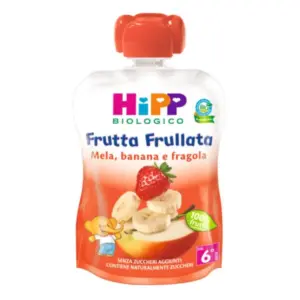 Hipp Frutta Frullata Bio Mela/Banana/Fragola 90 g