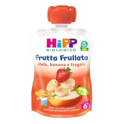 Hipp Frutta Frullata Bio Mela/Banana/Fragola 90 g