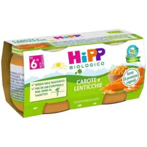 Hipp Omogeneizzato Bio Lenticchie 2 x 80 g