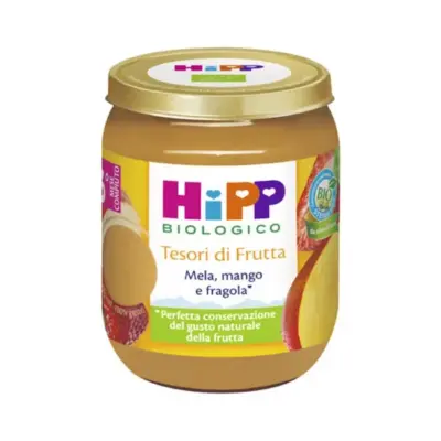 Hipp Omogeneizzato Bio Mela/Mango/Fragola 160 g