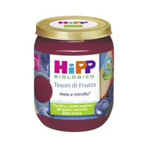 Hipp Omogeneizzato Bio Mela/Mirtillo 160 g
