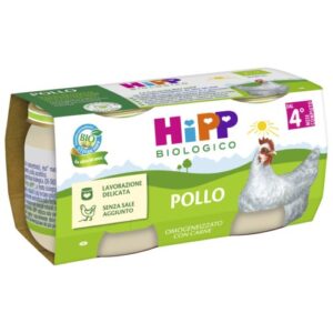 Hipp Omogeneizzato Bio Pollo Lavorazione Naturale 2 x 80 g