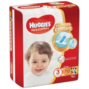 Huggies Pannolini Ultra Confezione da 21 4-9 kg N. 3