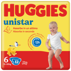 Huggies Uni Pannolini XL x12 15/30 kg N. 6