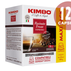 Kimbo Capsule Compatibili Nespresso Macinato Fresco x 60