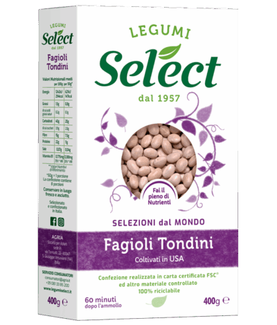 La Fiammante Fagioli Borlotti Vetro 540 g/400 g