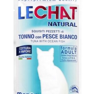 Le Chat Buste Natural Tonno/Pesce Bianco 80 g