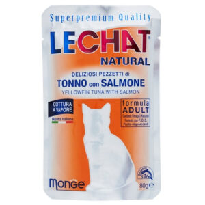 Le Chat Buste Natural Tonno/Salmone 80 g