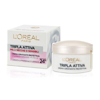L'Oreal Trattamento Attiva Crema Idratante Pelle Secca 50 ml