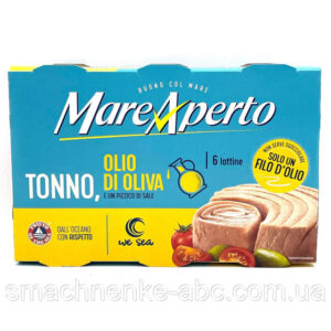 Mare Aperto Tonno in Olio di Oliva 6 x 60/52 g