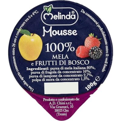 Melinda Mousse Mele e Fragole 100 g