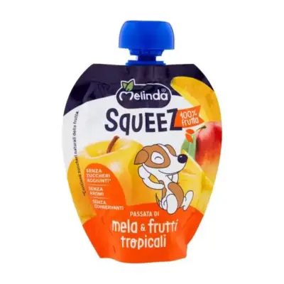 Melinda Squeez Mela e Frutti Tropicali 90 g