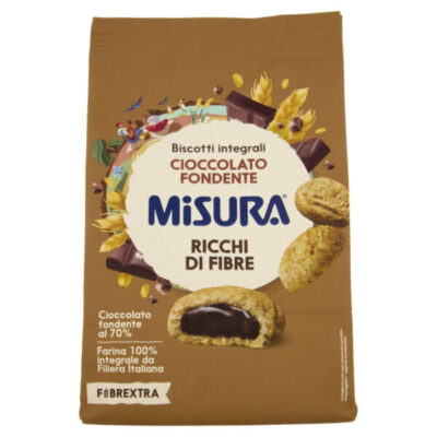 Misura Biscotti Fibre Extra Ripieni Cioccolato 260 g