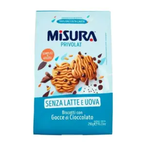 Misura Privolat Biscotti Gocce di Cioccolato 290 g