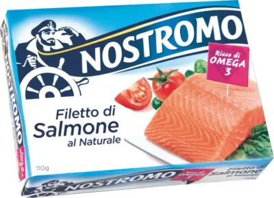 Nostromo Filetti di Salmone Naturale 110/77 g