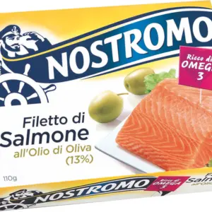 Nostromo Filetti di Salmone Olio d'Oliva 110/77 g