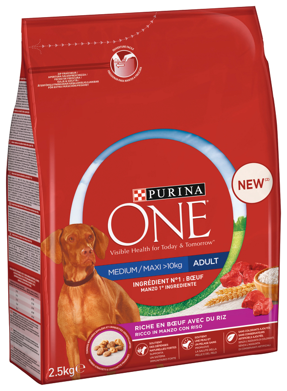 One Cibo per Cani Medium-Maxi Adult Manzo e Riso 2,5 kg