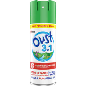 Oust Elimina Odori 3 in 1 Disinfettante 400 ml