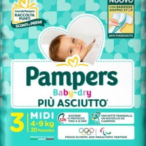 Pampers Baby Dry Midi x 20 N. 3
