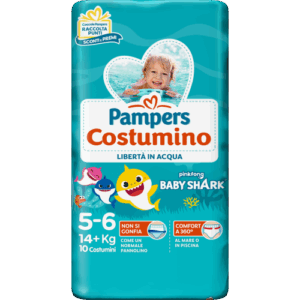 Pampers Costumino x10 Kg 14+ Taglia 5/6