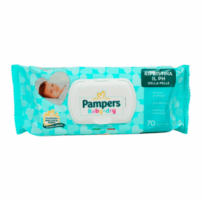 Pampers Salviette Baby Dry x 70