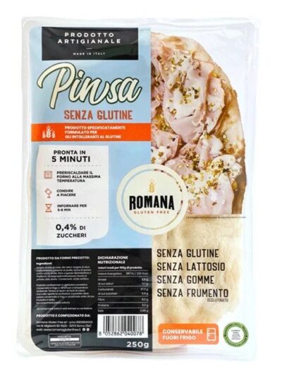 Pinsa Romana Base Senza Glutine Senza Lattosio 250 g