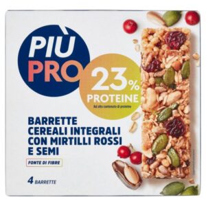 Piupro Barretta Frutta e Semi 4 x 28 g