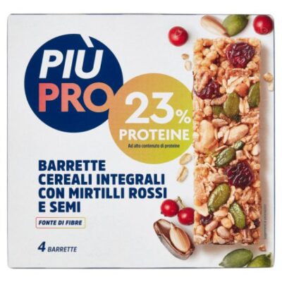 Piupro Barretta Frutta e Semi 4 x 28 g