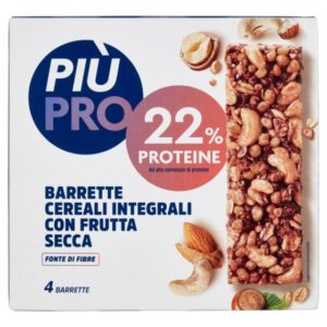 Piupro Barretta Frutta Secca e Cereali 4 x 28 g