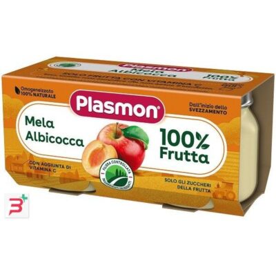 Plasmon Omogeneizzato Mela Albicocca 2 x 80 g