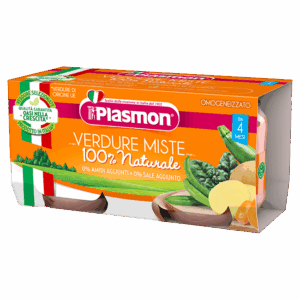Plasmon Omogeneizzato Verdure Miste 2 x 80 g