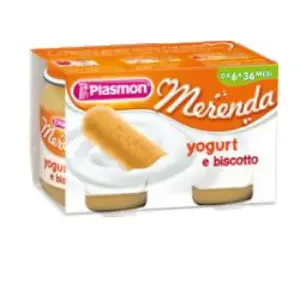 Plasmon Omogeneizzato Yogurt Biscotto 2 x 120 g