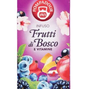 Pompadour Infuso 10 Vitamine Frutti di Bosco 60 g