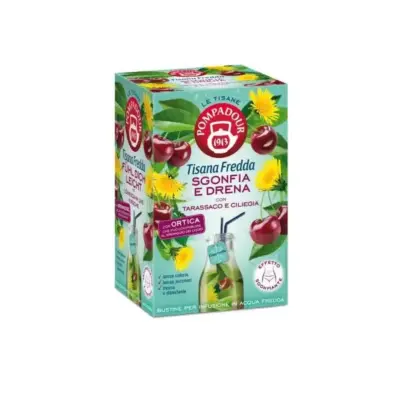 Pompadour Tisana Fredda Sgonfiante/Drenante 18 filtri