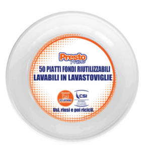 Presto Piatti Riutilizzabili Fondi x 50