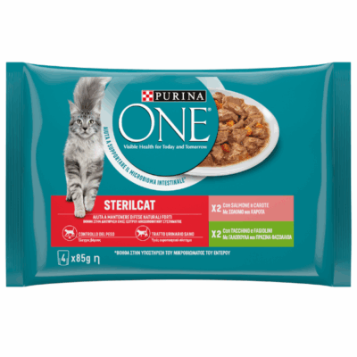Purina One Sterilcat Salmone Tacchino 4 x 85 g