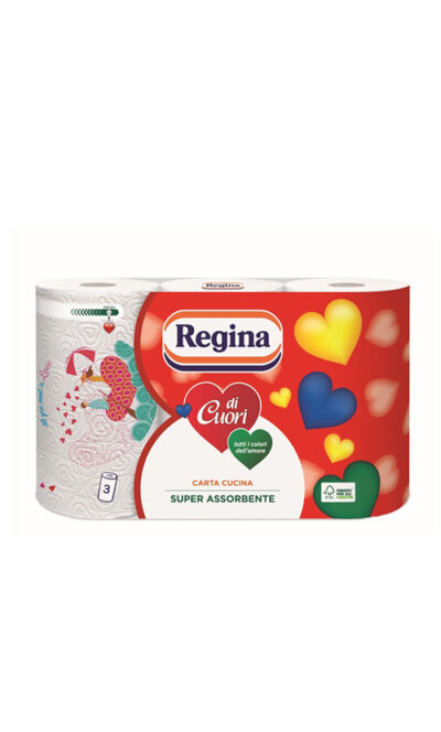 Regina di Cuori Carta Casa 3 Rotoli