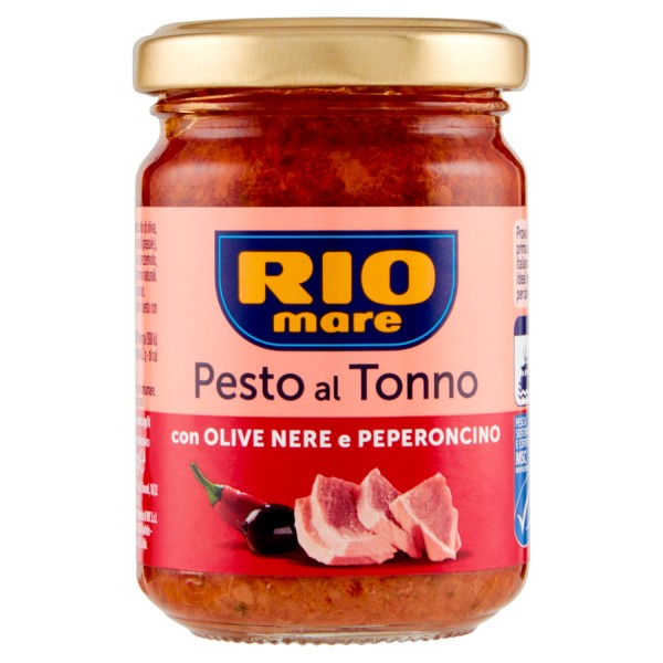 Riomare Tonno Pesto Olive/Peperoni 130 g