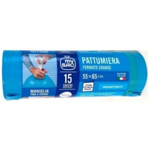 Sacme Sacco Pattumiera Professionale con Manici 55x65 cm x15 pz
