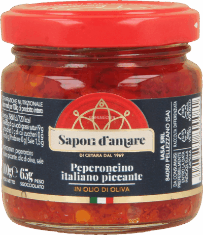 Sapori di Mare Peperoncino Olio d'Oliva 100/65 g