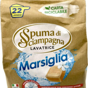 Schiuma di Sciampagna Detersivo in Polvere Marsiglia 22 Misurini