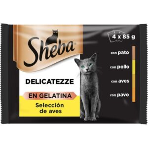 Sheba Delicatezze in Gelatina con Pollo 4 x 85 g
