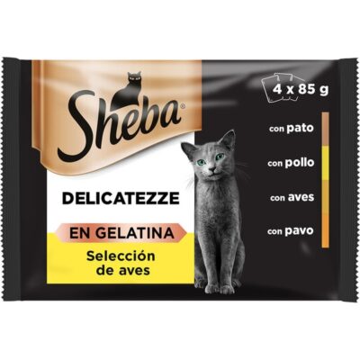 Sheba Delicatezze in Gelatina con Pollo 4 x 85 g