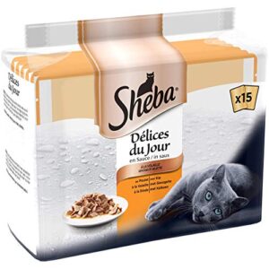 Sheba Delice Du Jour Salmone/Tonno 6 x 50 g