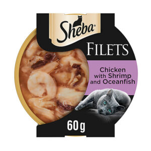 Sheba Filets Pollo Gamberetti Pesce 60 g