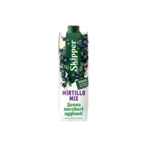 Skipper Senza Zucchero Aggiunto Mirtillo Brick 1 L